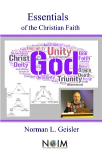 Essentials of the Christian Faith
