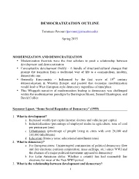Outline-Democratization
