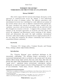 Terrorism and the Future of Atlanticism