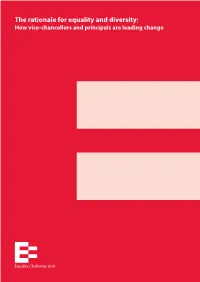 004 ECU Rationale for Equality Report 2014 V8.Indd