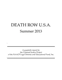 Death Row U.S.A