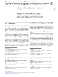 Effects of Climate Change on Invasive Species 4