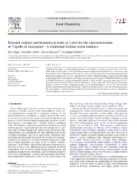 Flavonol Content and Biometrical Traits As a Tool for the Characterization Of