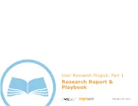 Research Report & Playbook