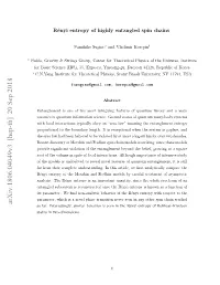Arxiv:1806.04049V3 [Hep-Th] 20 Sep 2018 So Far
