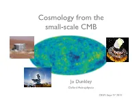 Cosmology from the Small-Scale CMB