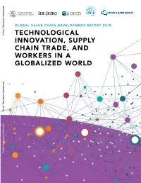 Global Value Chain Development Report 2019