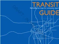 Rethinking Bus Stops Transit Guide
