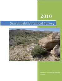 Searchlight Botanical Survey