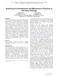 Exploring the Development and Maintenance Practices in the Gene Ontology
