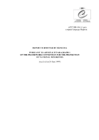 Report Submitted by Romania