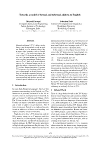 Towards a Model of Formal and Informal Address in English