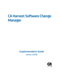 Implementation Guide of R7.1.X
