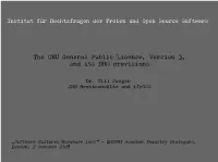 The GNU General Public License, Version 3, and Its DRM Provisions