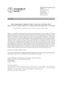 Three-Dimensional Computer-Assisted Corrective Osteotomy with a Patient-Specific Surgical Guide for an Antebrachial Limb Deformity in Twodogs