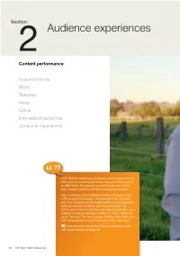 Audience Experiences Content Performance