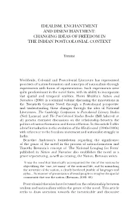 Changing Ideas of Freedom in the Indian Postcolonial Context