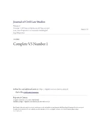 Complete V.5 Number 1