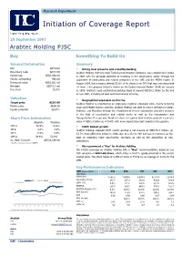 Initiation of Coverage Report