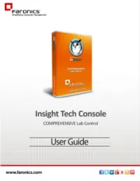 Insight Tech Console User Guide 2 |