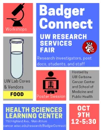 Badgerconnect 2019 Program