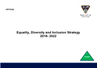 Equality, Diversity and Inclusion Strategy 2018- 2022