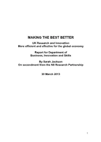 Making the Best Better