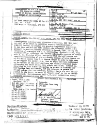 OSI Inquiry Regarding John Edward Pic, Half