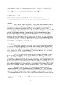 1 Final Version to History of Geophysics and Space Science