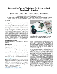Investigating Current Techniques for Opposite-Hand Smartwatch Interaction