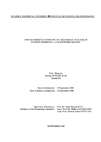 Istanbul Technical University Institute of Science And