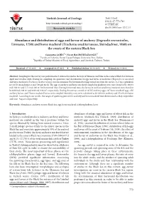 Abundance and Distribution of Eggs and Larvae of Anchovy