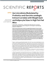 Gut Microbiota Modulated by Probiotics And