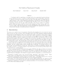On Grids in Topological Graphs