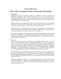 Term of Reference GPS & GIS Based Digital Profile of Chandragiri