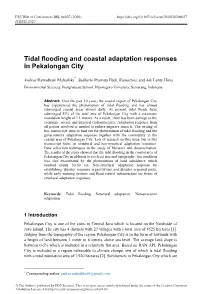 Tidal Flooding and Coastal Adaptation Responses in Pekalongan City