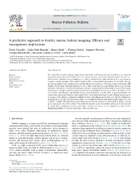 A Predictive Approach to Benthic Marine Habitat Mapping