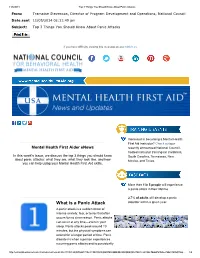 What Is a Panic Attack Disorder Within a Given Year