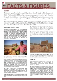 Sindh Fact Sheet Final Version