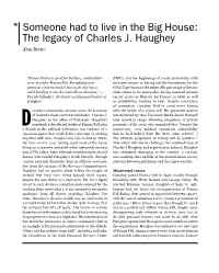 The Legacy of Charles J. Haughey Alan Byrne