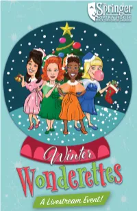 A Livestream Event! Written and Created by ROGER BEAN Vocal Arrangements by ROGER BEAN & BRIAN BAKER Musical Arrangements by BRIAN BAKE