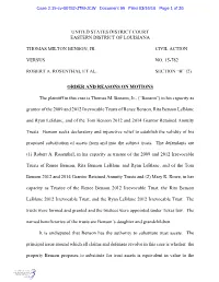 Case 2:15-Cv-00782-JTM-JCW Document 99 Filed 03/16/16 Page 1 of 36
