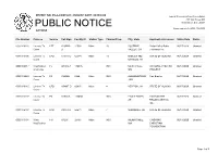 Public Notice &gt;&gt; Licensing and Management System Admin &gt;&gt;