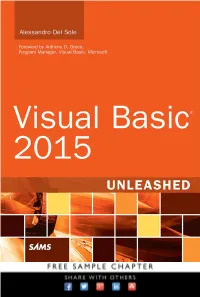 Visual Basic® 2015 UNLEASHED