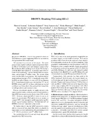 Breaking TLS Using Sslv2