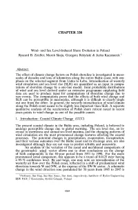 CHAPTER 338 Wind- and Sea Level-Induced Shore Evolution In