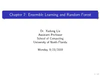 Chapter 7: Ensemble Learning and Random Forest