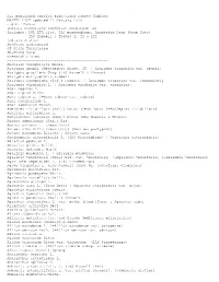 Clark County Indiana MASTER LIST Updated 11 January 2010 ..W.E