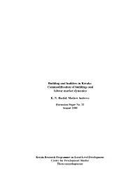 Commodification of Buildings and Labour Market Dynamics