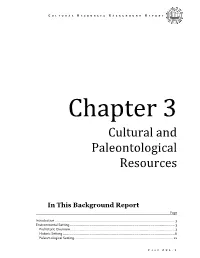 Cultural Resources